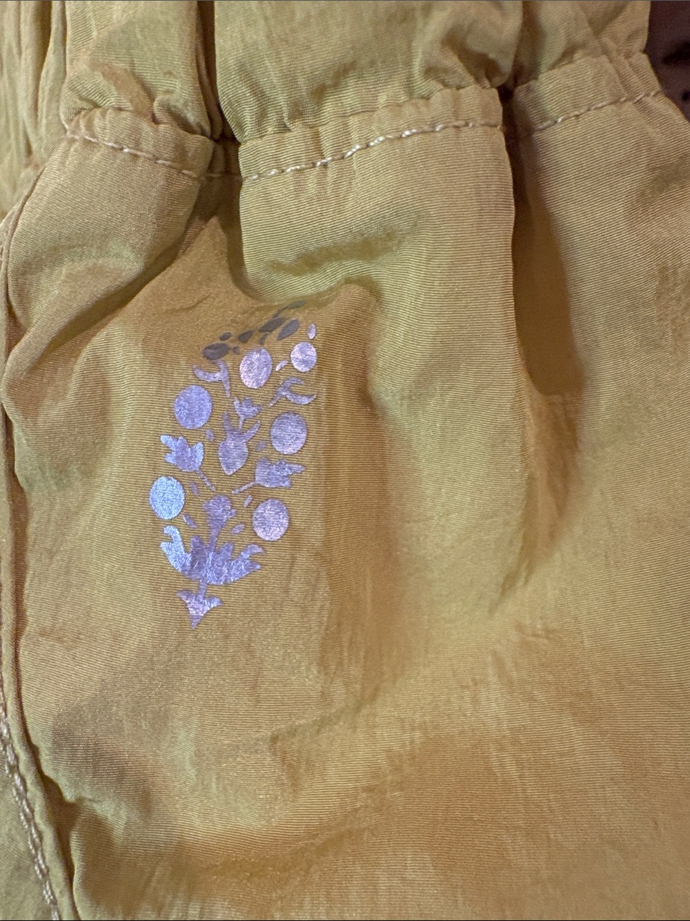NWOT FP Movement by Free People High-Waist “The Way Home” Shorts in Yellow - Picture 6 of 10